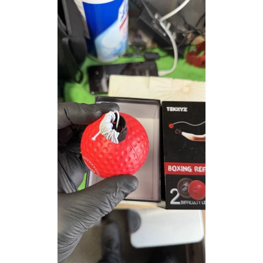 TEKKYZ Boxing Reflex Ball Training Set Headband Reaction Speed Trainer